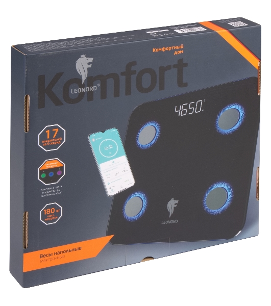 Весы напольные LEONORD LE-1273 Bluetooth (109929)