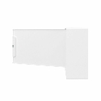 Щиток настенный FRAME DKC F18W1WW 18мод. с бел. дверцей с 2 шинами PEN на 8 и 10 отверст. белый, фото2