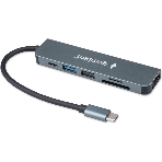 USB-концентратор Gembird UHB-D9, USB Type-C, PD100W, SD/TF, USB 2.0, HDMI, USB Type-C, фото 1