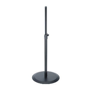Стойка для акустической системы K&M 26750-022-55 компактная конструкция, высота от 930 до 1430 мм, диаметр трубы 35 мм, круглое основание, материал - сталь, цвет черный