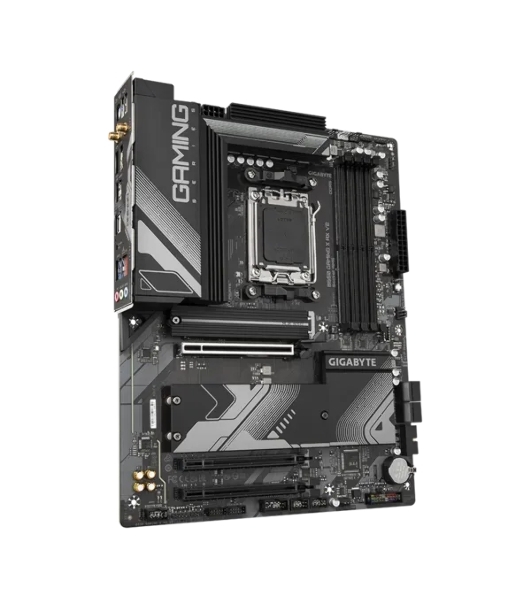 Материнская плата Gigabyte B650 GAMING X AX V2, AM5, AMD B650, 4xDDR5, 4xSATA, 3xM.2, 1xPCI-E 4.0 x16, 2xPCI-E 3.0 x1, 1xUSB-A 3.2 Gen 2, 3xUSB-A 3.2 Gen 1, 1xUSB-C 3.2 Gen 2, 1x 2.5Gb LAN, 3x3.5 мм, 7.1, ATX