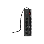 Сетевой фильтр CROWN CMPS-11 черный, 10 розеток, 3 м, фото3
