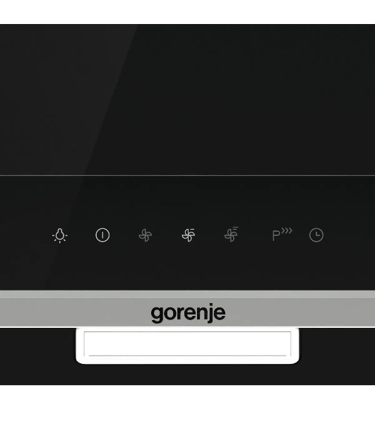 Вытяжка наклонная Gorenje WHI649X21P черный/серебристый, 60 см, 740 куб. м/ч, 67 дБ