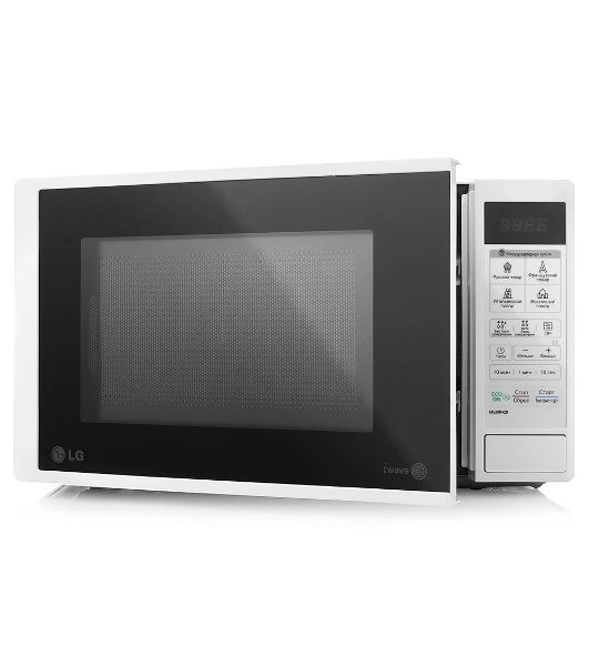 Микроволновая печь LG MS20R42D белый, 20 л, 700 Вт, переключатели - сенсор