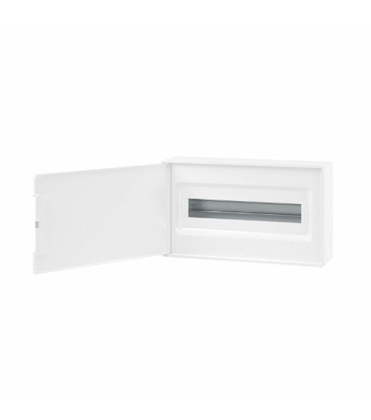 Щиток настенный FRAME DKC F18W1WW 18мод. с бел. дверцей с 2 шинами PEN на 8 и 10 отверст. белый