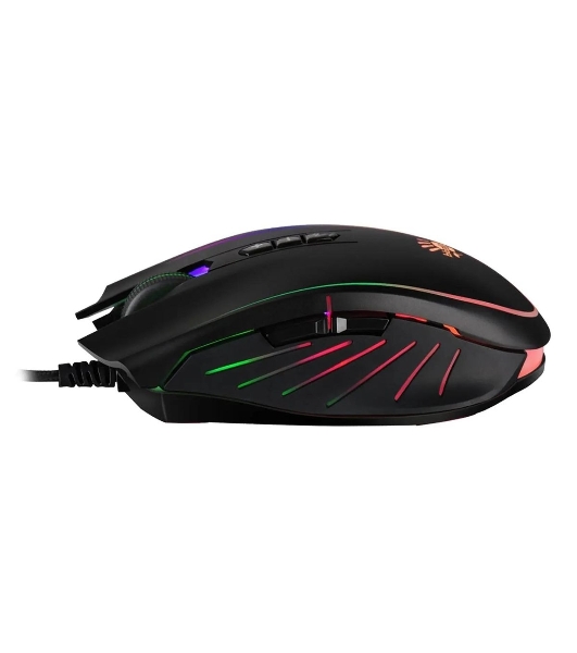 Мышь проводная A4Tech Bloody Q81 черный, 3200 dpi, USB, кнопки - 8