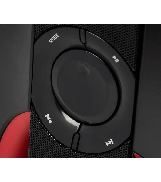 Колонки SVEN AC MS -304, черный Акустическая система, беспроводная передача сигнала по Bluetooth, суммарная мощность (RMS), Вт - 40, выходная мощность (RMS), Вт - сабвуфер: 20, сателлиты: 20 (2 х10), частотный диапазон, Гц - сабвуфер: 40 – 150, сателлиты: 150 – 20 000, размеры динамиков, мм - сабвуфер: O 128, воспроизведение с USB flash и SD card памяти, встроенное FM-радио, LED-дисплей, пульт ДУ, материал корпуса сабвуфера и сателлитов – дерево (MDF).
