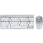 Комплект клавиатура+мышь Qumo Paragon K15/M21 беспроводной, USB, 1600 DPI, белый, фото 1