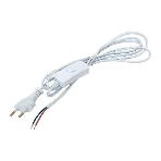 Шнур EKF ASB-610 для бра с выключателем 2м 2х0.5кв.мм, фото 1