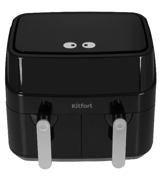Аэрогриль Kitfort КТ-2250 черный, 1750 Вт, 9 л, сенсор, 12 программ