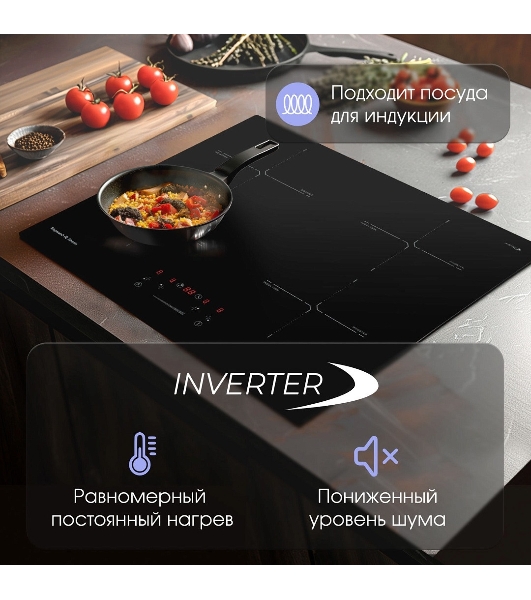 Индукционная варочная панель Zigmund & Shtain CI 60.6 B черный