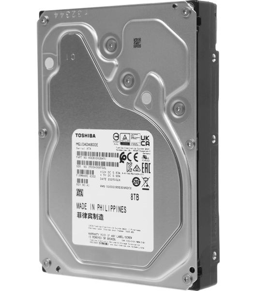 Жесткий диск Toshiba Enterprise HDD 3.5' SATA 8Tb, 7200 rpm, 512MB buffer, MG10ADA800E, 1 year