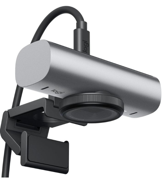 Веб-камера Logitech MX Brio 705 3840x2160, 30 кадр/с, USB Type-C, микрофон (2 шт, шумоподавление), автофокус, HDR, крепление на мониторе, графитовый