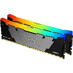 Оперативная память Kingston Fury Renegade, DDR4, 16Gb (2x8GB), 4600MHz, CL19, DIMM, с радиатором, RGB, черный/серебристый, фото3