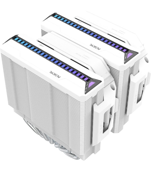 Кулер для процессора Alseye W700-W(USA) белый, 120 мм, алюминий/медь, 2200 об/мин, 35.3 дБ, 4 pin, 230 Вт, 159 мм