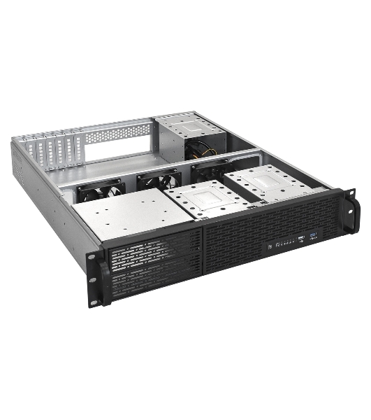 Серверный корпус ExeGate Pro 2U550-06/2U2088 (RM 19', высота 2U, глубина 550, БП 400ADS, USB+USB 3.0)