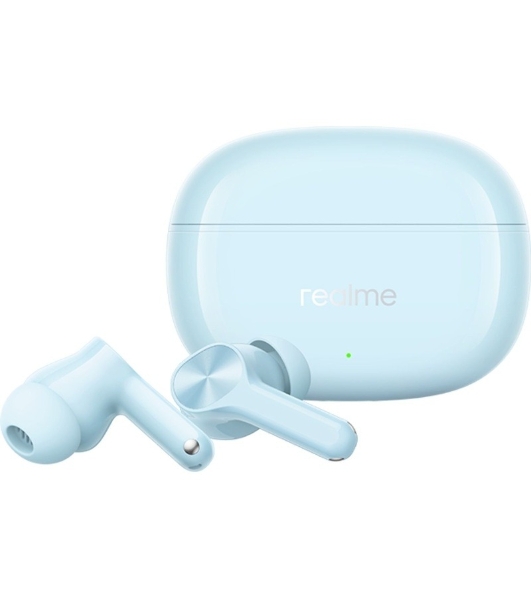 Наушники TWS Realme Buds T200x голубой, внутриканальные, Bluetooth, до 30 ч