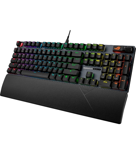 Клавиатура ASUS ROG Strix Scope II X ROG NX Snow V2 проводная, USB Type-A, чёрный