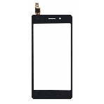 Сенсорное стекло (тачскрин) для Huawei P8 Lite, черное, фото 1