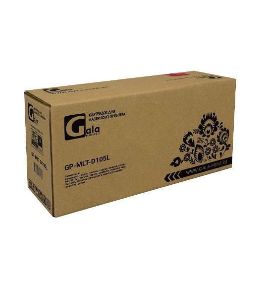 Картридж лазерный GalaPrint GP-MLT-D105L черный (2500 стр) для Samsung ML-1910/1915/2525/2525W/2580N SCX-4600/4623F/4623GN SF650