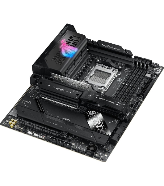 Материнская плата ASUS ROG STRIX X870E-E GAMING WIFI, AM5, AMD X870E, 4xDDR5, 4xSATA, 5xM.2, 1xPCI-E 5.0 x16, 1xPCI-E 4.0 x4, 1xHDMI, 1xUSB-C 3.2 Gen 2, 1xUSB-C 3.2 Gen 2x2, 2xUSB-C 4.0, 1x 5Gb LAN, 9xUSB-A 3.2 Gen 2, 2x3.5 мм, TOSLINK, 1xWi-Fi 7, ATX