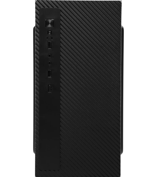 Компьютерный корпус Accord Entry ACC-2053B черный без БП mATX 1x80мм 1x120мм 2xUSB2.0 audio