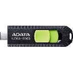 Флешка USB ADATA UC300 (ACHO-UC300-128G-RBK/GN), 128Gb, Type-C USB 3.2, R/W 100/30, черный/зеленый, фото 1