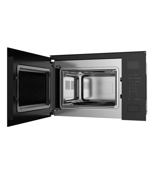 Встраиваемая микроволновая печь Kuppersberg HMW 652 B, ВхШхГ 389х595х379, объем 25 л, мощность 900 Вт, 5 уровней мощности, гриль, 8 автоматических программ, размораживание, сенсорное управление, черный