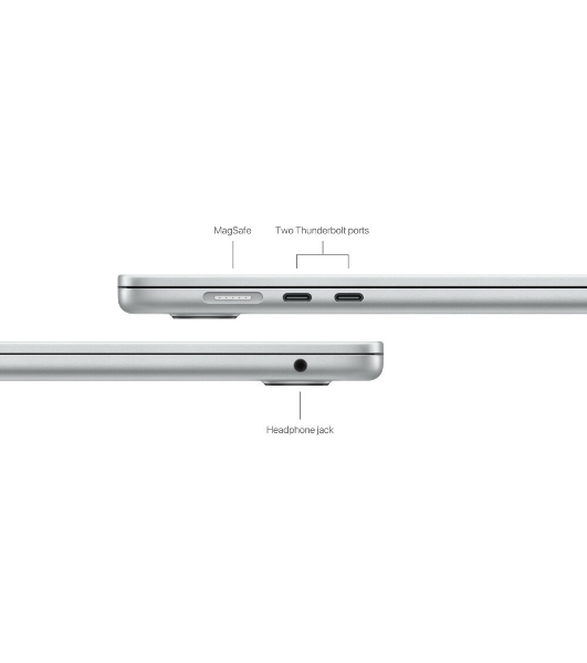Ноутбук Apple MacBook Air 15 A3114 серебристый (M3/16Gb/512Gb SSD/MacOS) (Z1GE0001R) нужен переходник на EU