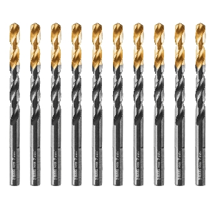 Сверло по металлу Denzel 7 мм, HSS-Tin, Golden Tip, 10 шт.