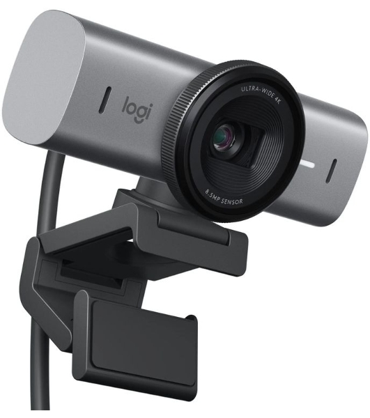 Веб-камера Logitech MX Brio 705 3840x2160, 30 кадр/с, USB Type-C, микрофон (2 шт, шумоподавление), автофокус, HDR, крепление на мониторе, графитовый
