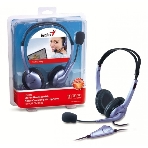 Гарнитура Genius HS-04S Two jack фиолетовый, проводная, 3.5 мм, фото2