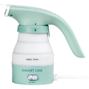 Отпариватель Galaxy Line GL 6197 бирюзовый, 700 Вт, 16 г/мин, 100 мл