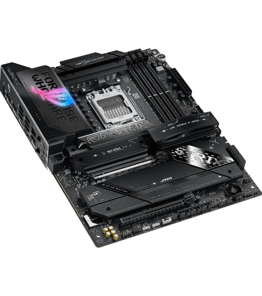 Материнская плата ASUS ROG STRIX X870E-E GAMING WIFI, AM5, AMD X870E, 4xDDR5, 4xSATA, 5xM.2, 1xPCI-E 5.0 x16, 1xPCI-E 4.0 x4, 1xHDMI, 1xUSB-C 3.2 Gen 2, 1xUSB-C 3.2 Gen 2x2, 2xUSB-C 4.0, 1x 5Gb LAN, 9xUSB-A 3.2 Gen 2, 2x3.5 мм, TOSLINK, 1xWi-Fi 7, ATX