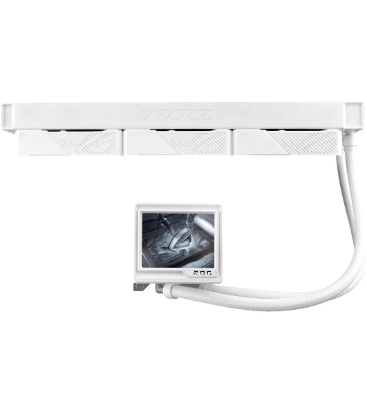 Система жидкостного охлаждения ASUS ROG RYUJIN III 360 ARGb EXTREME WHT 90RC0132-M0EAY0 белый 120мм алюминий+медь 2800rpm 36db 4-pin 305W