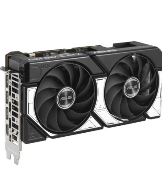 Видеокарта ASUS DUAL-RTX5060-O8G, NVIDIA GeForce RTX 5060, 8 ГБ GDDR7, 128 бит, PCI-e 5.0, 1xHDMI, 3xDP, 2565 МГц