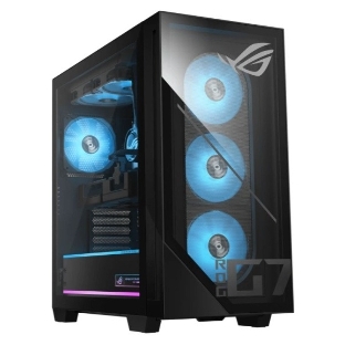 ПК ASUS ROG G700TF-7265KF245W Core Ultra 7 265F/64Gb/2TB M.2 2280 NVMe PCIe 4.0 SSD/nVidia RTX 5080 16Gb/Wi-Fi 6 + BT5.4 /850W/Win11 Home/BLACK/58L/Liquid Cooler