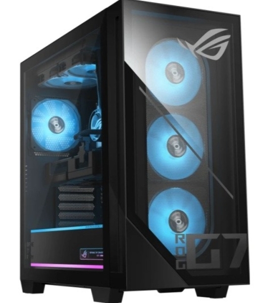 ПК ASUS ROG G700TF-7265KF245W Core Ultra 7 265F/64Gb/2TB M.2 2280 NVMe PCIe 4.0 SSD/nVidia RTX 5080 16Gb/Wi-Fi 6 + BT5.4 /850W/Win11 Home/BLACK/58L/Liquid Cooler