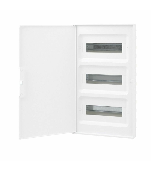 Щиток встраиваемый FRAME DKC F36B1WW 36мод. с бел. дверцей с 4 шинами PEN (2шт на 8 отверст. и 2шт на 10 отверст.) белый
