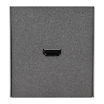 Розетка Kranz STRONG HDMI с/у графит, фото 1