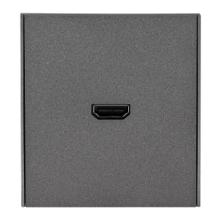 Розетка Kranz STRONG HDMI с/у графит