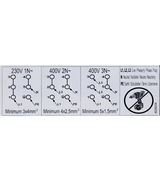 Плита электрическая Hansa FCEW53000 белый, конфорок 4 шт, духовка 68 л, 50 см x 85 см x 60 см