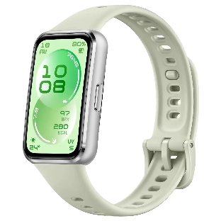 Фитнес-браслет HUAWEI Band 11 BNE-AL00, 1.62' AMOLED, Bluetooth, IP68, зеленый / серебристый