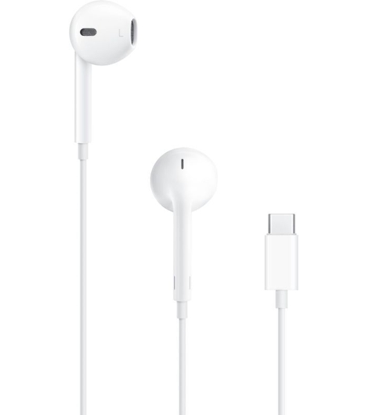 Проводные наушники Apple EarPods белый, вкладыши, (USB-C), встроенный микрофон
