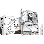 Материнская плата Gigabyte X870 AORUS ELITE X3D ICE, AM5, AMD X870, 4xDDR5, 2xSATA, 4xM.2, 1xPCIe 5.0 x16, 1xPCIe 4.0 x16, 1xHDMI, 1x5Gb LAN, Wi-Fi 7, Bluetooth 5.4, 2xUSB-C 40Gbps (USB4), 1xUSB-C 10Gbps, 2xUSB-A 10Gbps, 4xUSB-A 5Gbps, 1xUSB-A 2.0, 3x3.5 мм + S/PDIF оптический, 7.1, ATX, фото 1