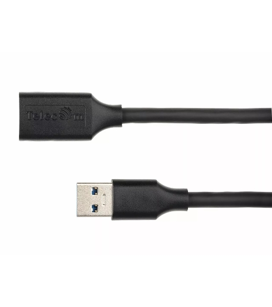 Кабель удлинительный USB3.0 Am-Af 5m Telecom черный (TUS708-5M)