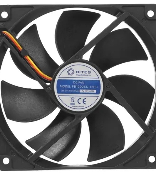 Вентилятор для корпуса 5bites для корпуса FB12025S-12H3 120X25 / SLEEVE / 1800RPM / 3P