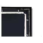 Экран для проектора S'OK SCFRV-266x150 120' 16:9 на бархатной раме, PS White, черная рама, фото3
