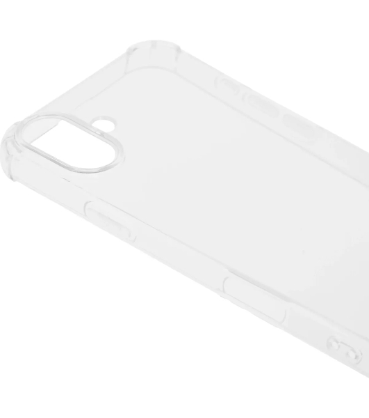 Чехол (клип-кейс) BoraSCO для Apple iPhone 16 Plus Bumper Case прозрачный (73520)