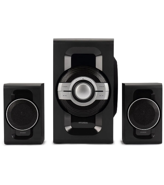 Микросистема Hyundai H-MS1403 черный 60Вт FM USB BT SD